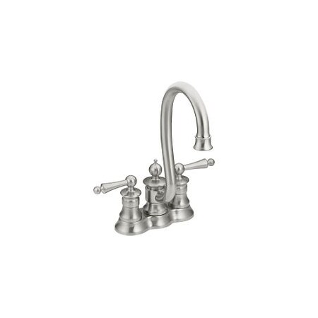 Moen Classic Stainless Two-Handle Bar Faucet S612CSL